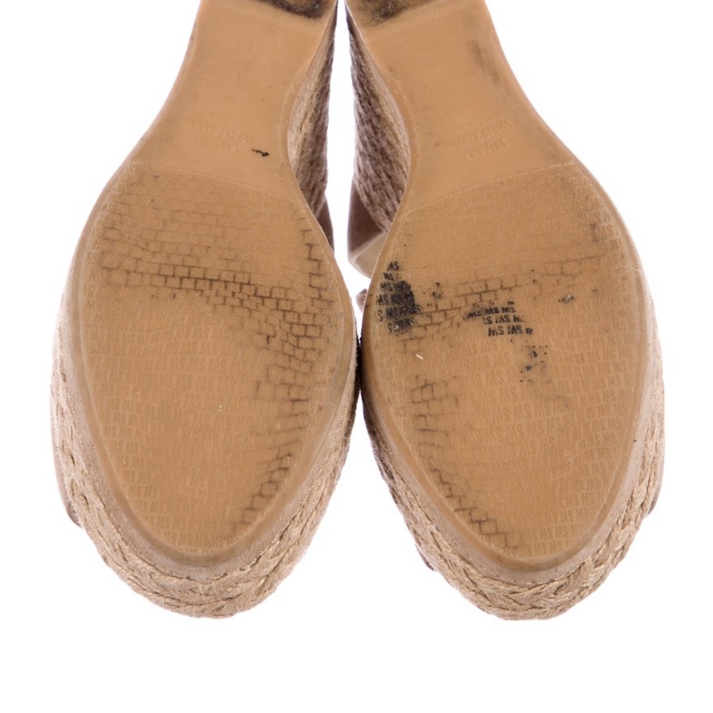 Stuart Weitzman Suede Wedge Sandal size 40 - Picture 9 of 9